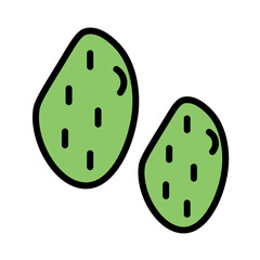 Nutrition Nuts Snack Filled Outline Icon