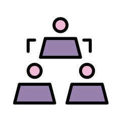 Bussines Growth Office Filled Outline Icon