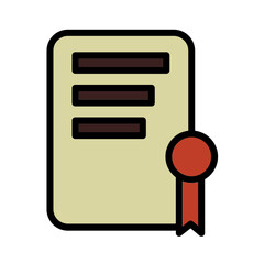 Badge Award Law Filled Outline Icon