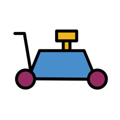 Farm Garden Lawn Filled Outline Icon