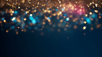 Fototapeta na wymiar Confetti sparkles on background, holiday and birthday theme