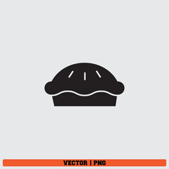 Fototapeta premium Food icon design vector graphic of template, sign and symbol, solid style, png
