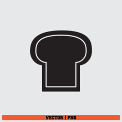 Food icon design vector graphic of template, sign and symbol, solid style, png