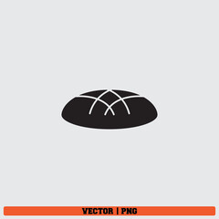 Food icon design vector graphic of template, sign and symbol, solid style, png