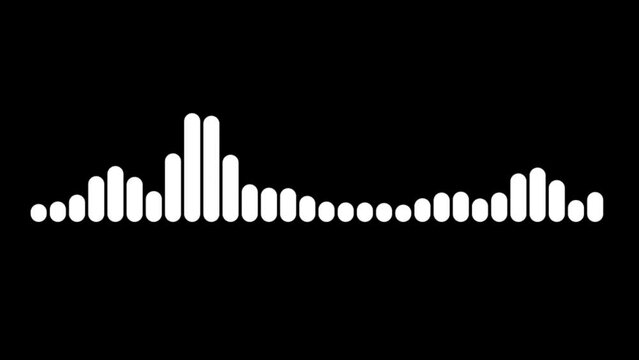 Audio spectrum animation 