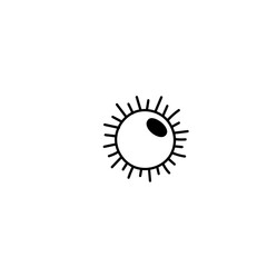 coloring cute elements for children's drawing design