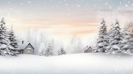 festive white holiday background