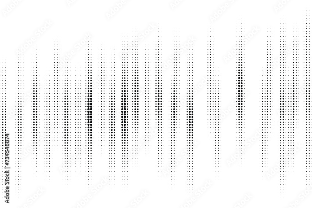 Poster halftone gradient sun rays pattern. abstract halftone vector dots background. monochrome dots patter