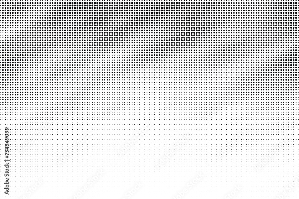 Poster halftone gradient sun rays pattern. abstract halftone vector dots background. monochrome dots patter