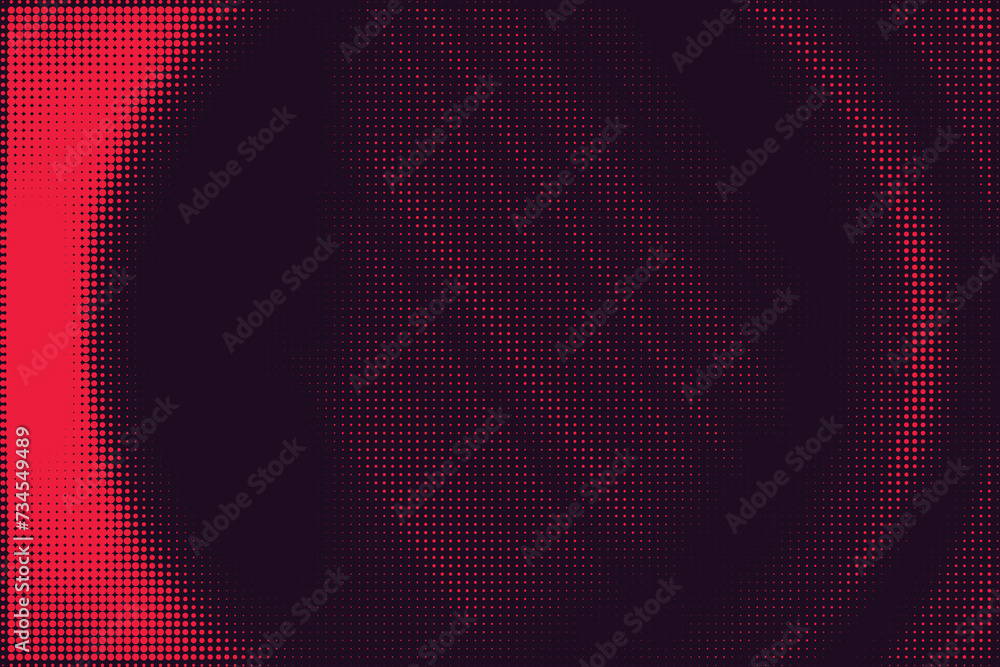 Poster halftone wave background texture abstract black dotted vector design with transparent empty space