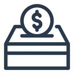 Vector Illustration of Generous Charity Giving