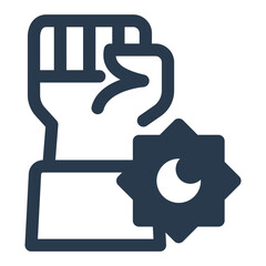 Vector Illustration of Festive Ramadan Unity