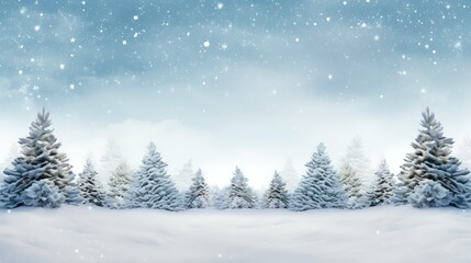 Fototapeta premium snowflakes winter holiday border