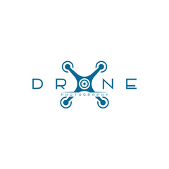 Drone Photography Icon Logo Design Illustration