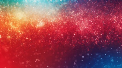 colorful glitter background with red gradient in the style of sparklecore