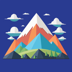 vector of mountain