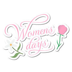 Womens Days Sticker