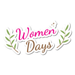 Womens Days Sticker