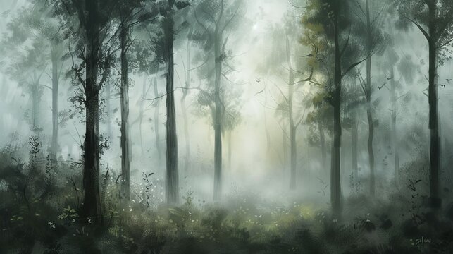 Foggy forest © Dianne