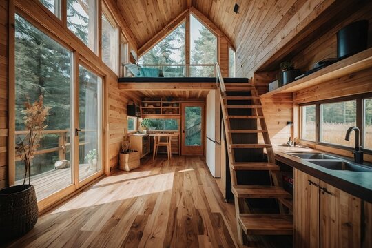 Tiny Wooden House Floor Plans Cozy and Charming Cabin Themes by Architects