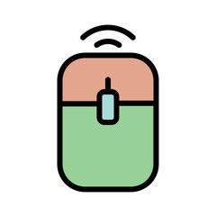 Mouse Device Computer Filled Outline Icon