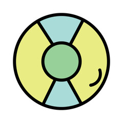 Audio Cd Music Filled Outline Icon