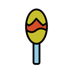 Mexico Music Shaker Filled Outline Icon