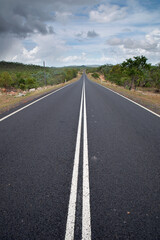 Fototapeta na wymiar outback highway in Australia
