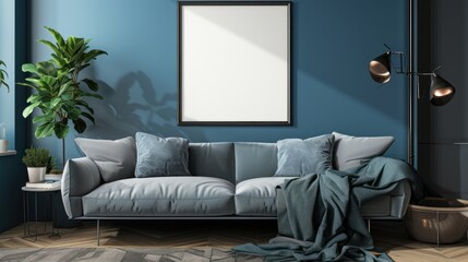 Home poster display template