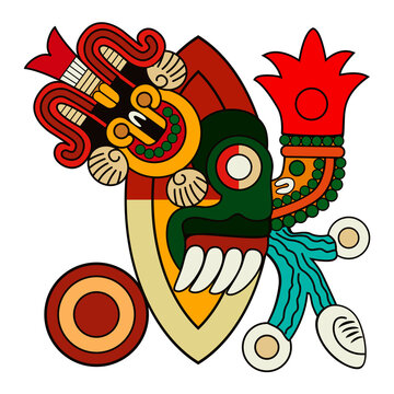 Atlachinolli, glifo mexica
