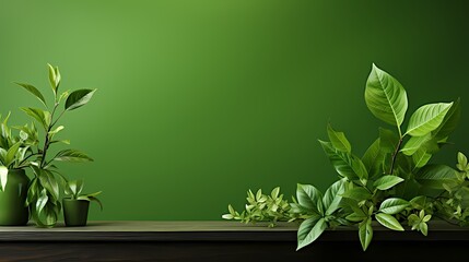 A serene green solid color background