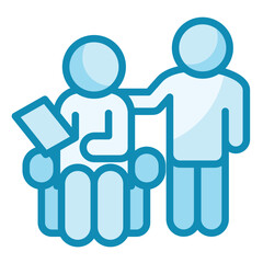 Fototapeta premium Caregiver Icon