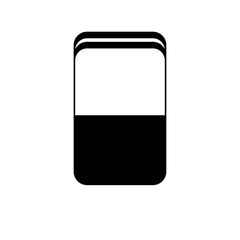 Eraser erase paper stationery school icon