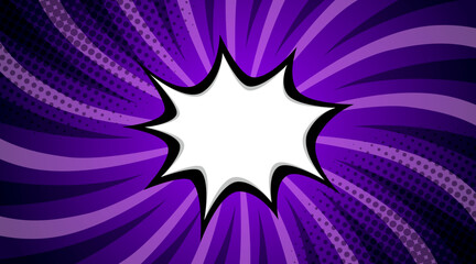 Obraz premium Pop art comic background. Cartoon Vector Illustration