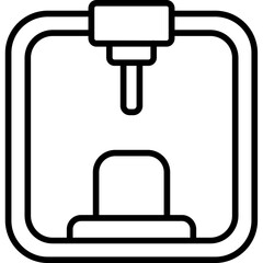 Obraz premium 3d Printer Icon