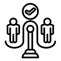 Equality Scale Icon