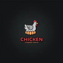 Fototapeta na wymiar Chicken Logo
