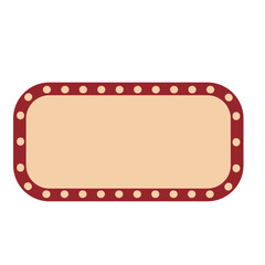 Bulb frame with empty space