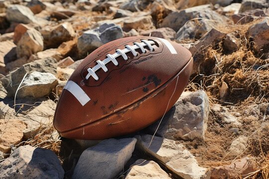 deflated football. Generative AI
