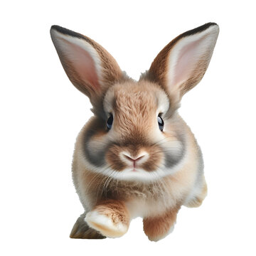 rabbit isolated on white background