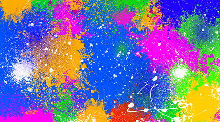 high quality colorful paint combination splash abstract wallpaper