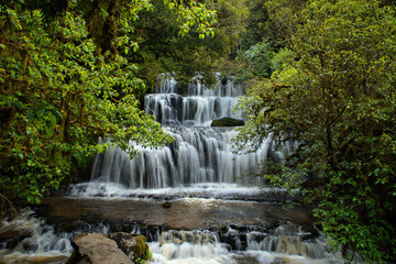 Purakaunui Falls, The Catlins of the southern South Island, New Zealand