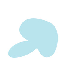 Blue abstract shapes vector 