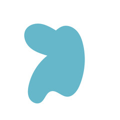 Blue abstract shapes vector 