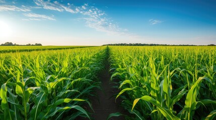 agriculture corn farm - obrazy, fototapety, plakaty