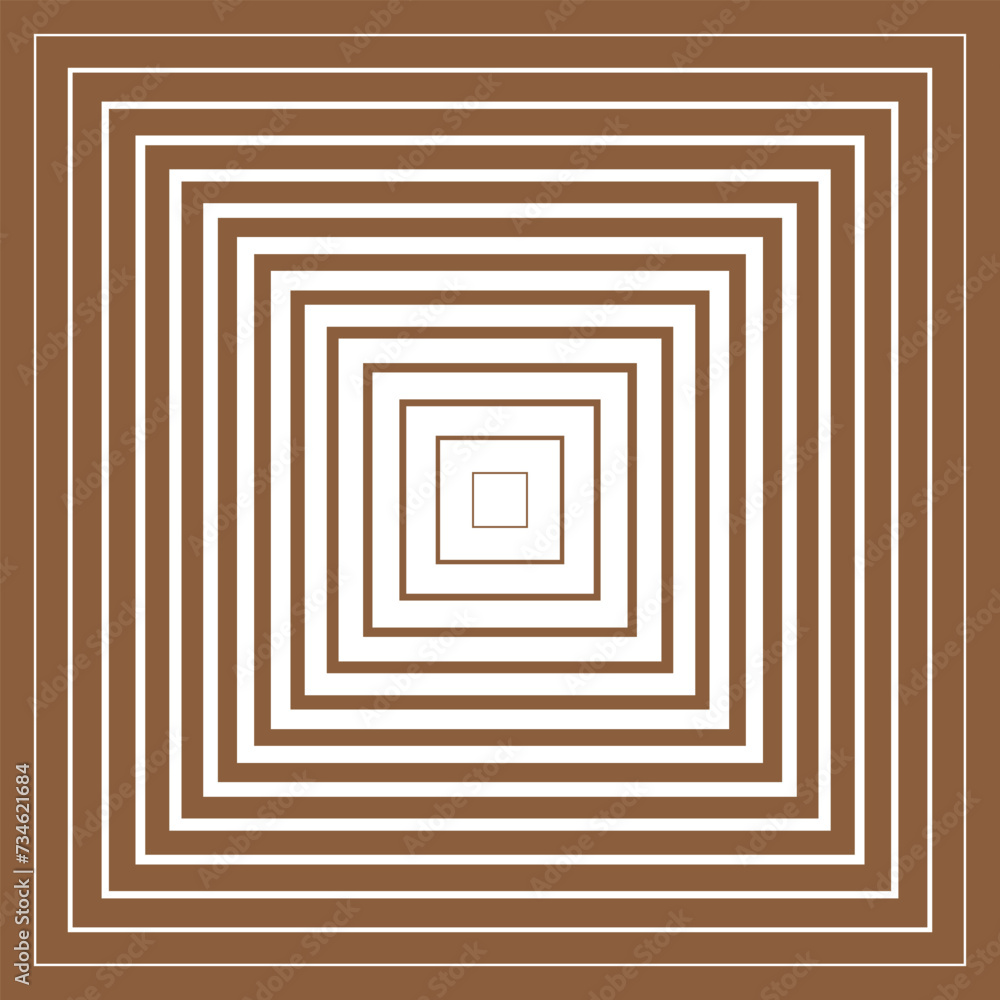 Poster abstract seamless repeatable brown rectangle blend line.