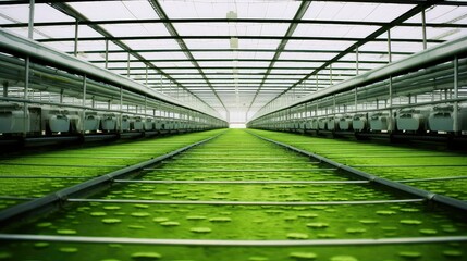 biofuel algae farm - obrazy, fototapety, plakaty