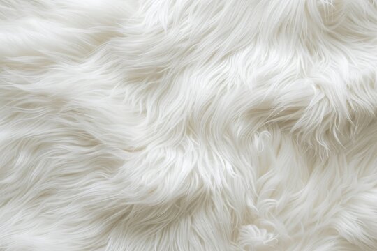 Close up of background with white fur