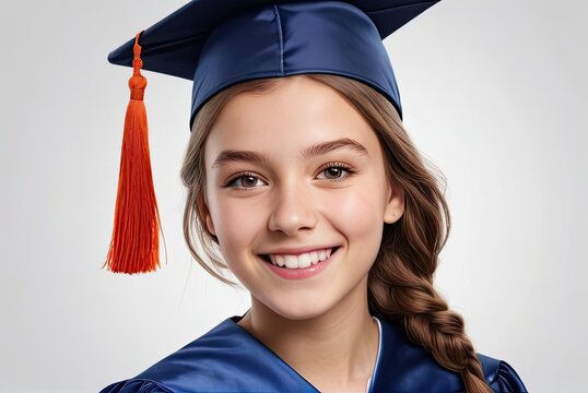 portrait of a young female graduate