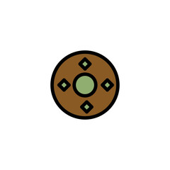 Service Wheel Car Filled Outline Icon